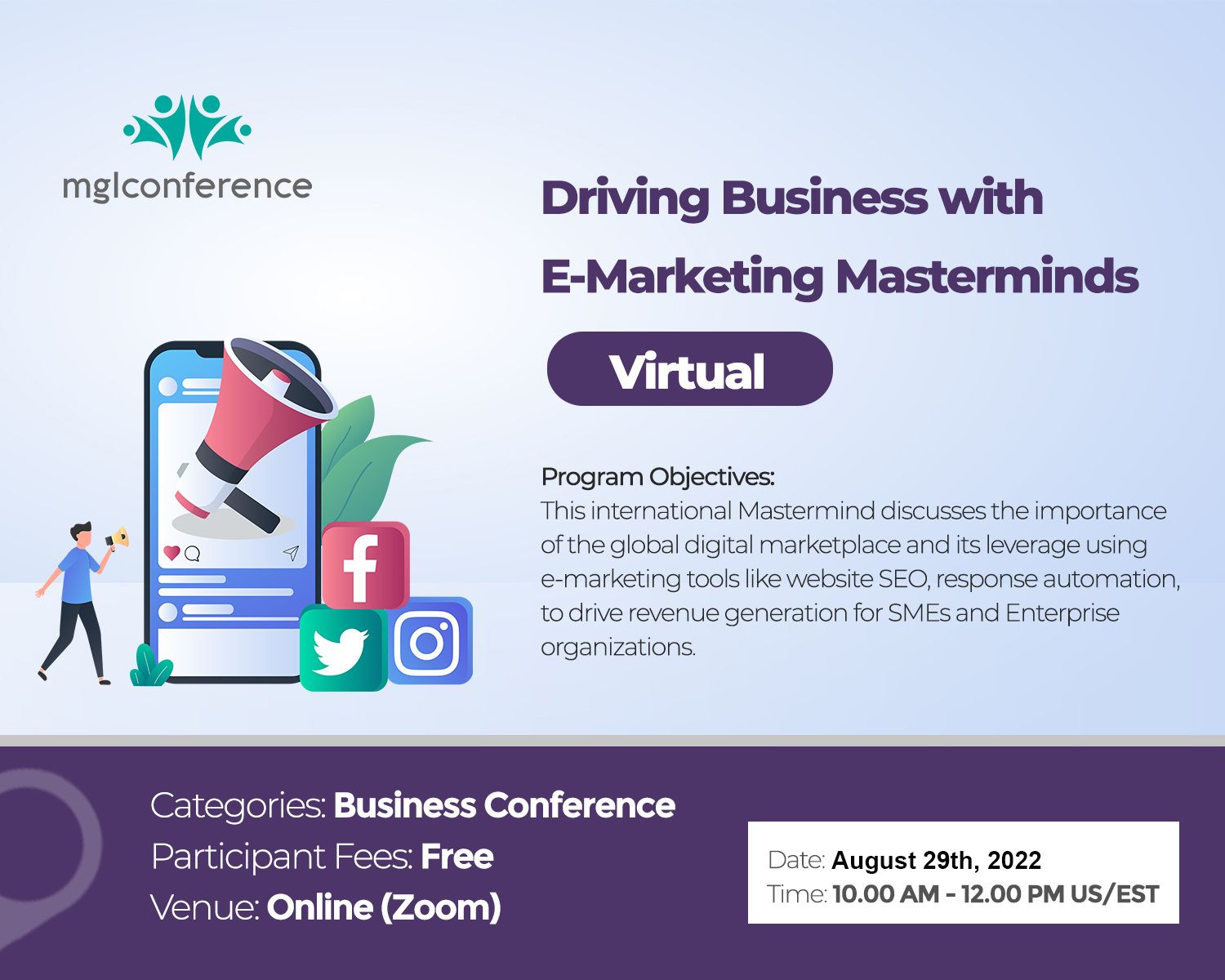 Driving Business with E-Marketing Masterminds (Virtual)